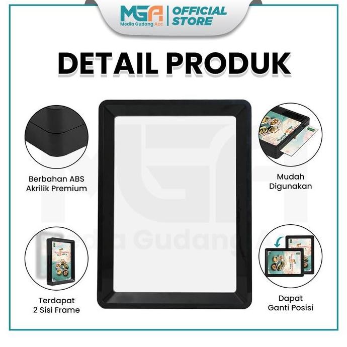

New Product - UhooStanding Sign A4 / Tempat Brosur / Tent Holder / Tent Card / Akrilik Display Menu Kiarastoreku