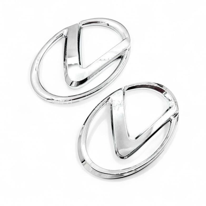 Emblem Logo Mobil Lexus Chrome Dengan Perekat 3M