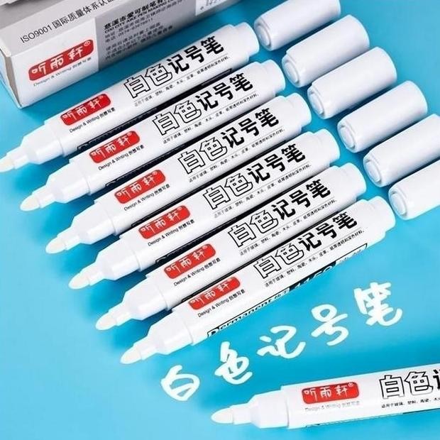 

Yixiaojianda Spidol Ban Permanen Oil Based Waterproof 5Mm 5 Pcs Co
