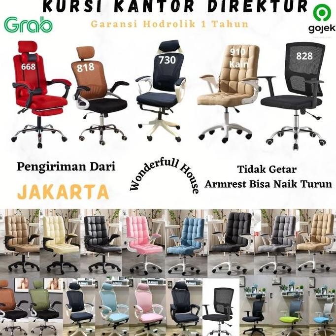 Kursi Kantor Hidrolik Kursi Kerja Kursi Gaming Kursi Pangkas Sandaran