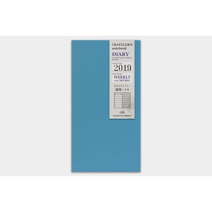 

Travelers Notebook Refill 2019 Weekly + Memo - Regular Co