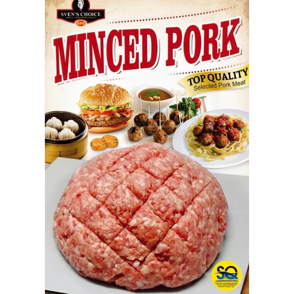 

(Allthebest) DAGING GILING BABI PREMIUM MINCED PORK 500gr