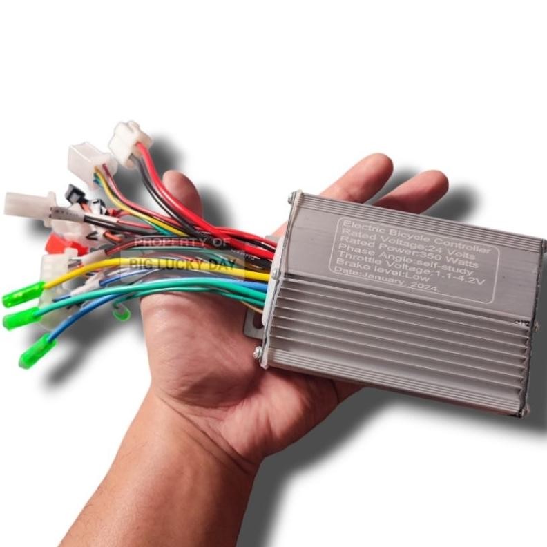 Premium Controller 24V 350W Bldc Brushless Sepeda Listrik Universal 3 Speed Mundur Cruise Control Ko