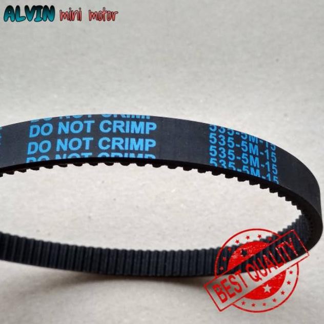 Premium V-Belt E-Scooter Selis Htd 535-5M-15 Skuter Elektrik Skuter Listrik Penbel Panbelt Timing Be