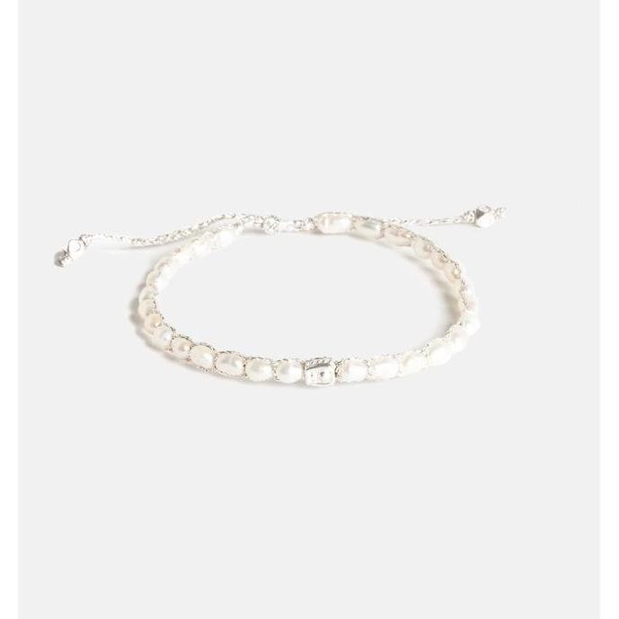 Pearl Oval Bracelet Tali Silver Gemstones Bracelet For Women Aesthetic Samapura Co