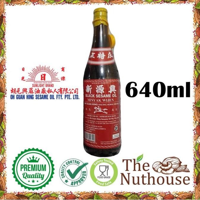 

Grosir Sin Guan Hing Racing Horse Black Sesame Oil / Minyak Wijen 640Ml