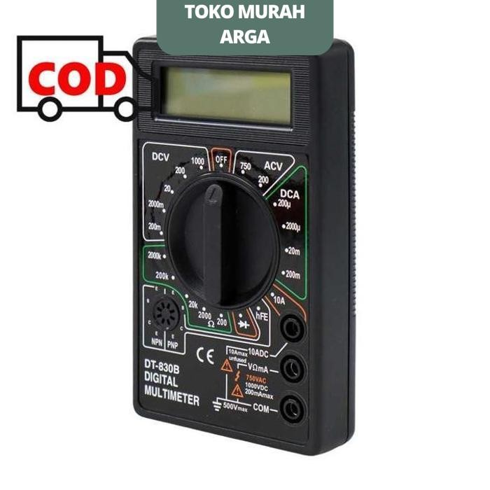MULTIMETER DIGITAL LCD ALAT TES TEGANGAN AC DC MULTITESTER RESISTENSI KAPASITANSI FREKUENSI    PRODU