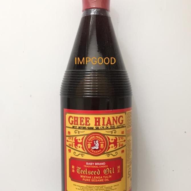 

Sale Ghee Hiang Sesame Oil 700Ml / Minyak Wijen Ghee Hiang 700Ml