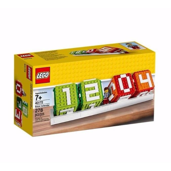 

Lego 40172 Iconic Brick Calendar Set Kalender Office Calender Gift Toy Co