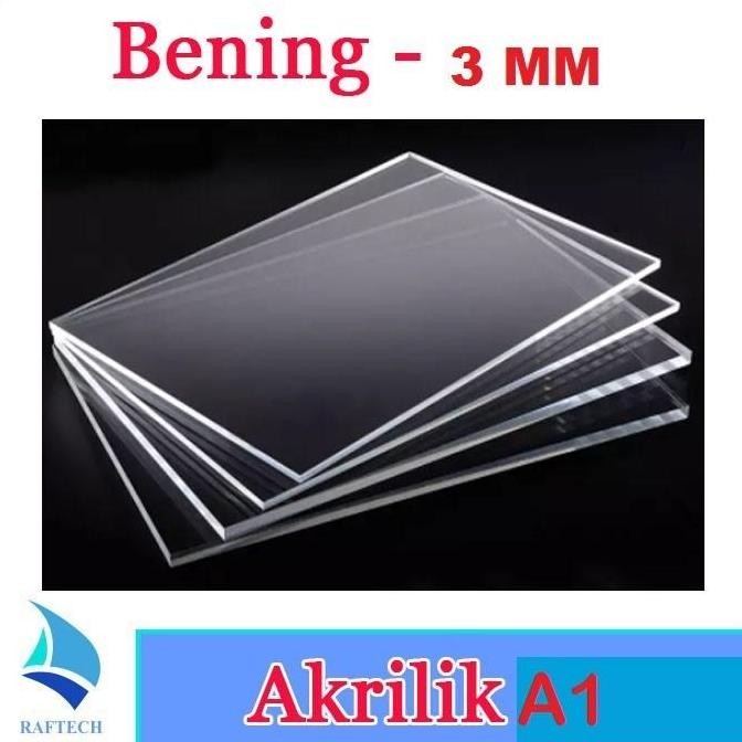 

Akrilik / Acrylic A1 Tebal 3Mm Acrylic Bening Transparan Marga Cipta Co