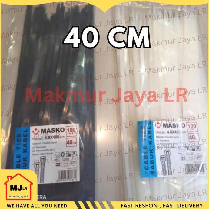 

Kabel Ties 40 Cm 40Cm 400 Mm 400Mm / Kabel Tis / Nylon Cable Ties / Tali Pengikat Serbaguna Tidak Bisa Dilepas Lagi Co