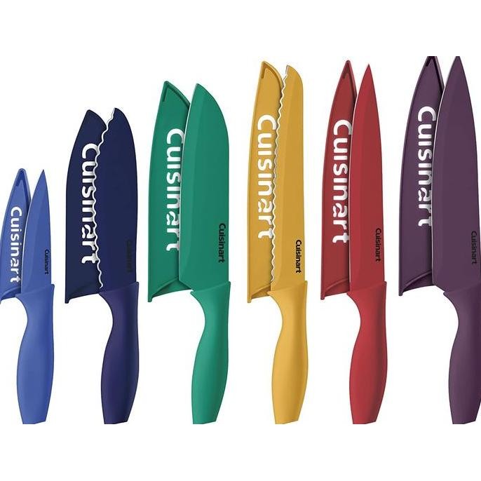 

Cuisinart Advantage 12 Pcs Color Knife Set Stainless Color Coding Co