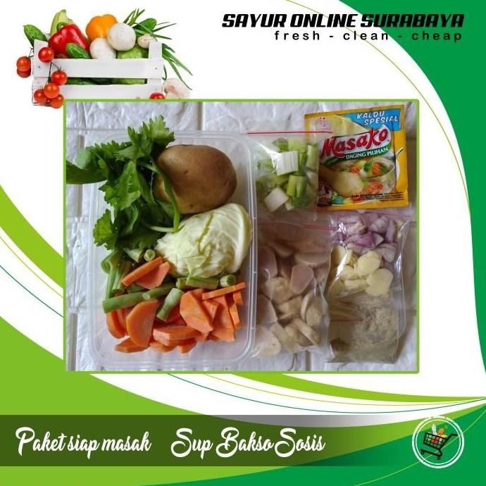 

(Allthebest) PAKET SIAP MASAK SOP BAKSO SOSIS