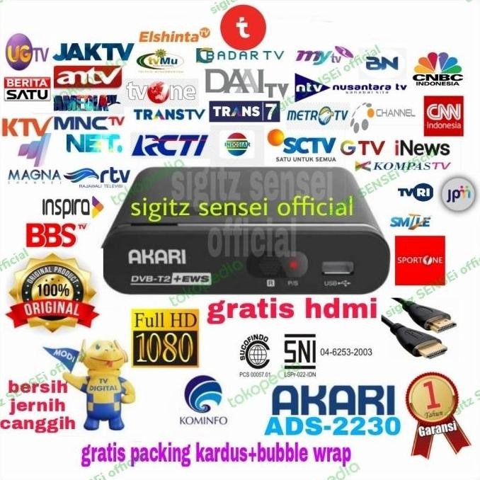 set top box AKARI ads-2230 tv digital DVBT2 STB ads2230 EWS DVB-T2