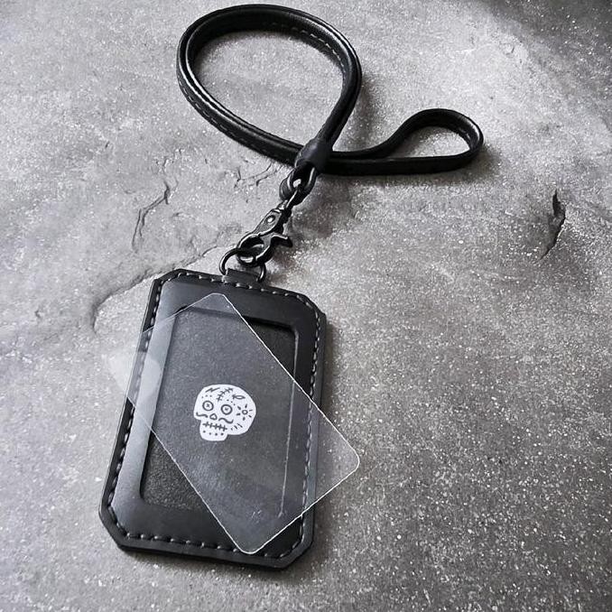 

Bds District , Leather Mens Lanyard Id Card Holder Co