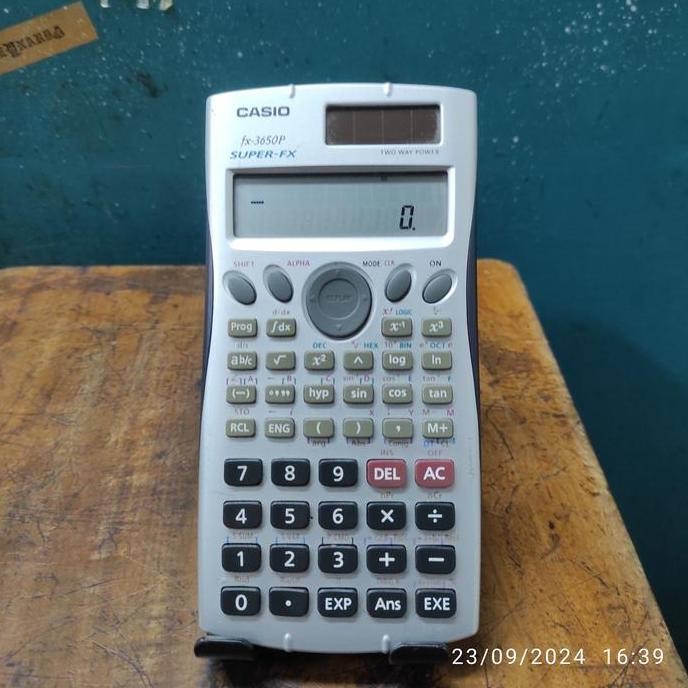 Kalkulator Casio/Calculator Casio Fx-3650P/Real Picture/Display Toko Co