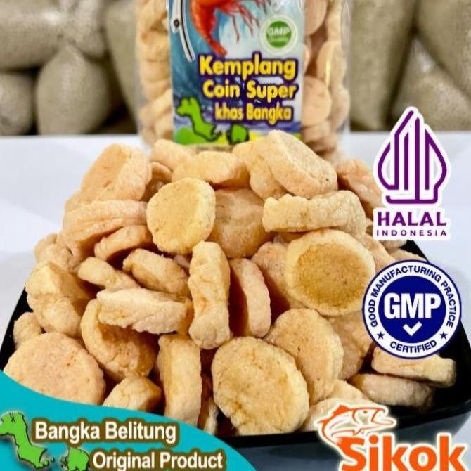 

Snack / Kerupuk Kemplang Koin Udang Sobat Laut Khas Bangka
