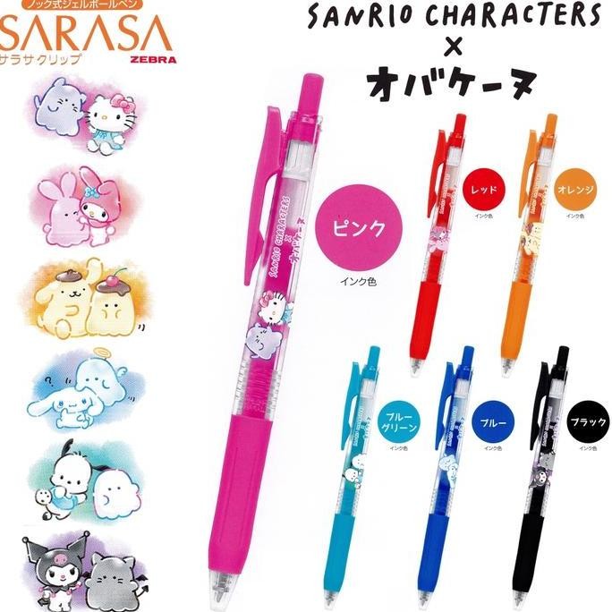 

PROMO! Zebra Sarasa Sanrio x Obacane Cinnamoroll Kuromi Pochacco Pompompurin My Melody Hello Kitty Gel Ink Pen 0.5mm Pulpen Limited Edition