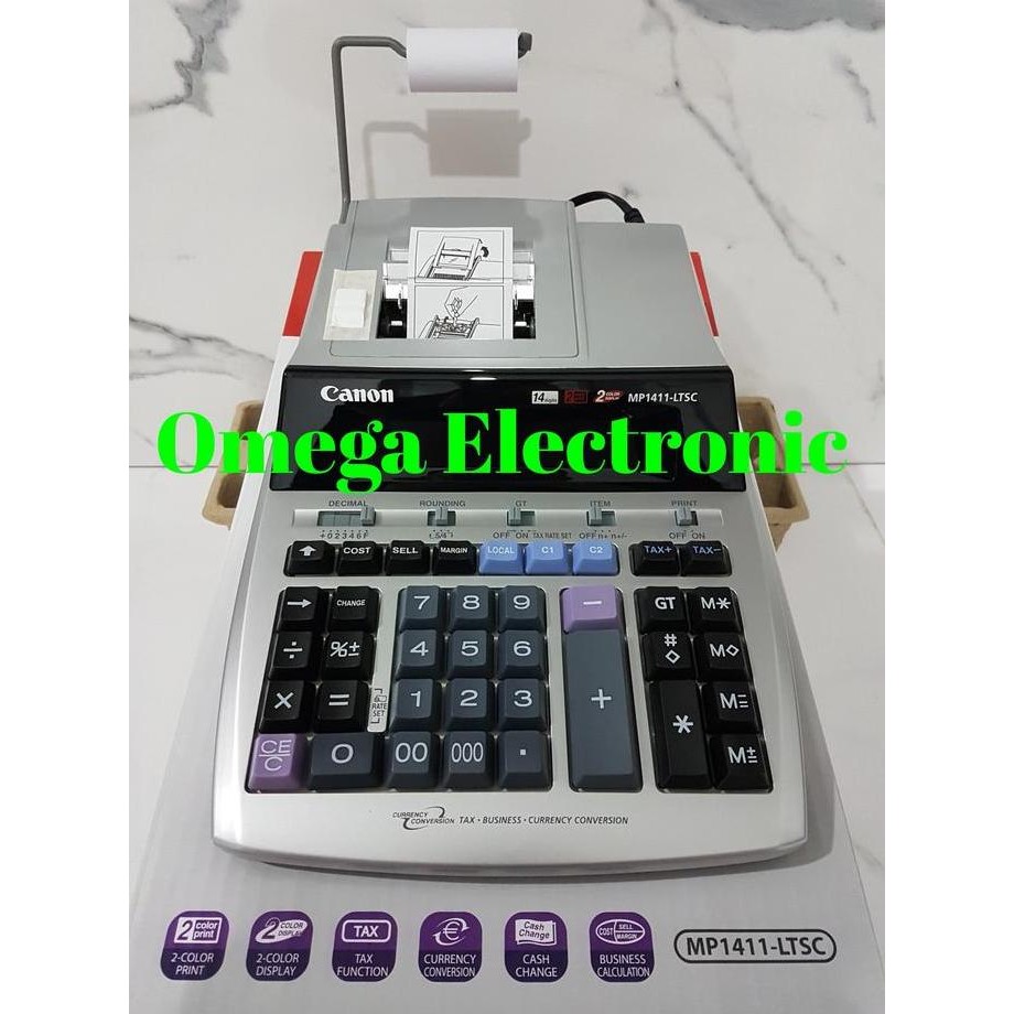 

Canon Calculator Mp1411-Ltsc Printing Struk Kasir Kalkulator 14 Digits Co
