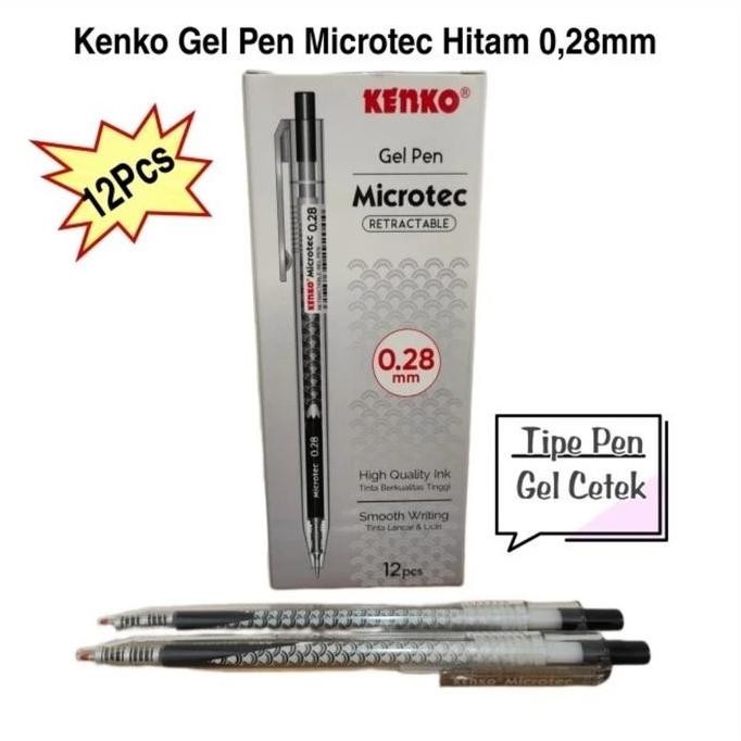 

Pulpen Kenko Gel Pen Microtec 0.28mm