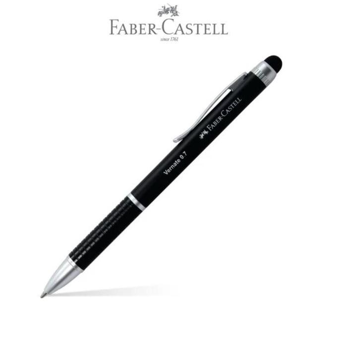 

Faber-Castell Stylus Pen Vernate 0.7 Black Barrel Black - Blue Ink