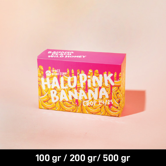 

HALU PINK BANANA Specialty Coffee Beans by Space Roastery Biji Kopi/Bubuk Arabika