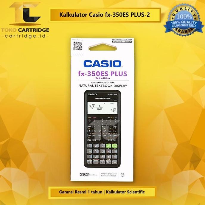 

Calculator Casio Fx 350Es Plus-2 Scientific Kalkulator Ilmiah Original Co