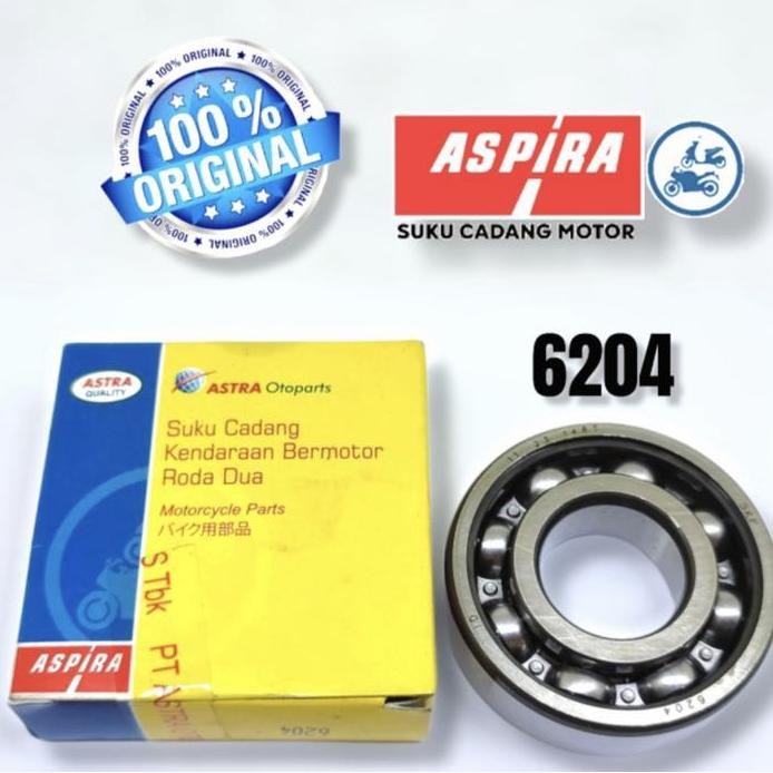 BEARING LAHER SKF 6204 ASPIRA AS PULLEY HONDA BEAT - SCOOPY - SPACY