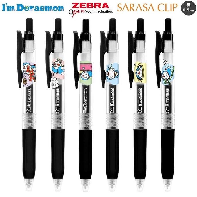 

PROMO! Zebra Sarasa I'm Doraemon Gadgets Fujiko-Pro Gel Ink Pen 0.5mm Pulpen Limited Edition