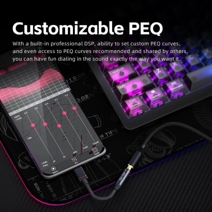 Ja Ja11 / Ja-11 / Ja 11 Usb Type C To 3.5Mm Earphone/Headphone Dac And Amplifier For Ios Android Ori
