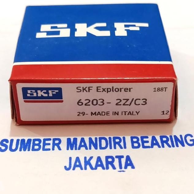 Bearing 6203 2Z C3 / ZZ C3 SKF FRANCE