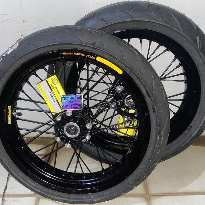 BANSET WHEELSET SUPERMOTO YAMAHA WR 155 R TK TAKASAGO EXCEL ASIA