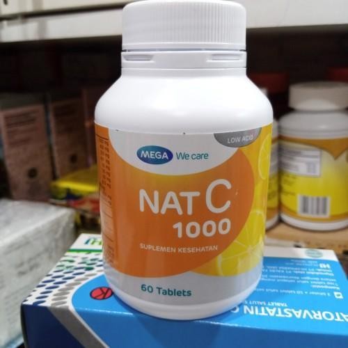 Mega We Care Nat C 1000Mg Isi 60 Kaplet Original Dan Terpercaya