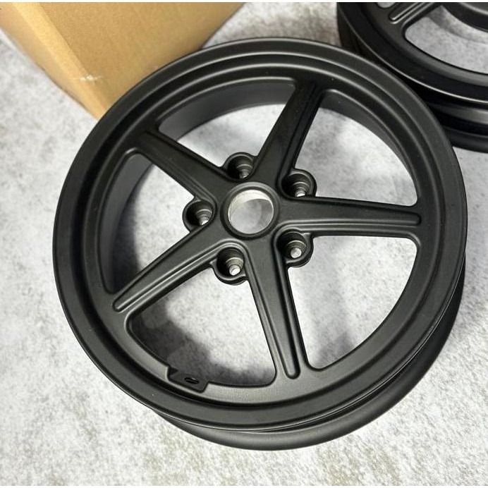 Velg SOCA R-AS Front & Rear Black Ring 12 Vespa Sprint Primavera S LX GTS