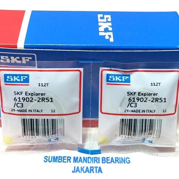 Bearing 61902 / 6902 2RS2 C3 SKF