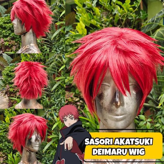 Rambut Kostum Wig Sasori Anime Manga Naruto shippuden Akatsuki