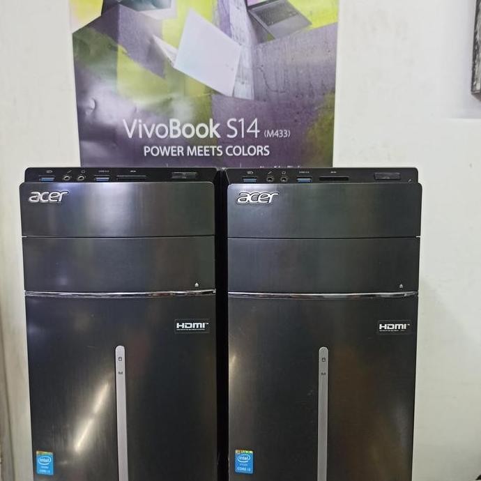 Pc Tower Buil Up Acer Aspire Intel Core I5 4570 Gen4 Haswel 4Gb 500Gb New Stok