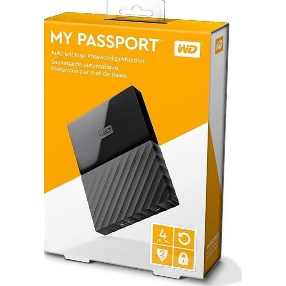 ready HARDDISK EXTERNAL WD PASSPORT 4TB