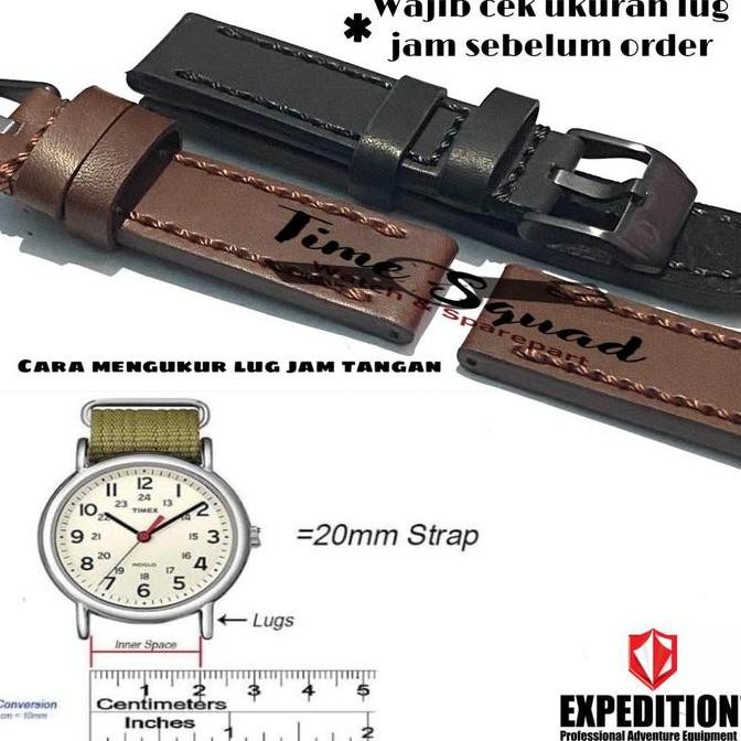 baru Strap Tali Jam Tangan Expedition Kulit Asli Kalep Jam Tangan Kulit
