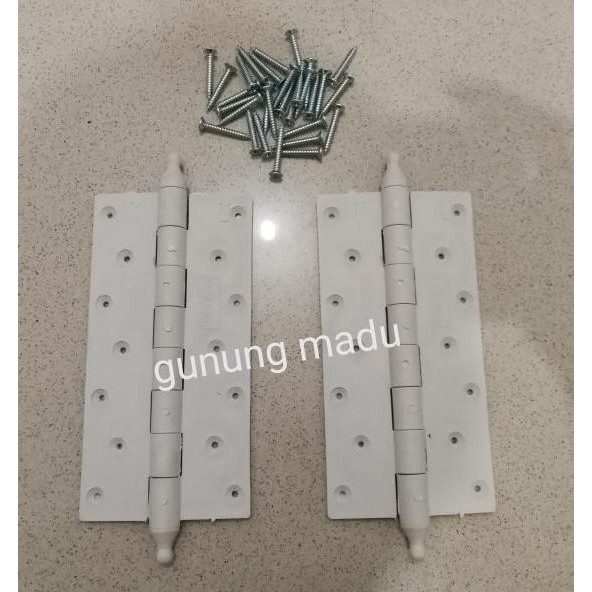 ENGSEL PINTU PLASTIK MURIKO 6 INCH UNTUK PINTU KAMAR MANDI ENGSEL PVC