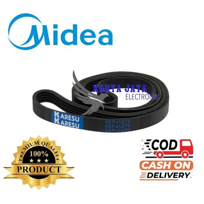 Van belt Panbel Karet Fan Belt 5EPJ 1270 Mesin Cuci Midea Front Loading