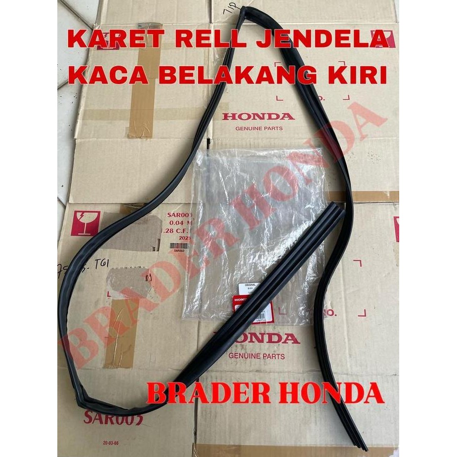RUN CHANNEL KARET KACA REL PINTU DEPAN BELAKANG JAZZ GE8 2008 2013 ORI