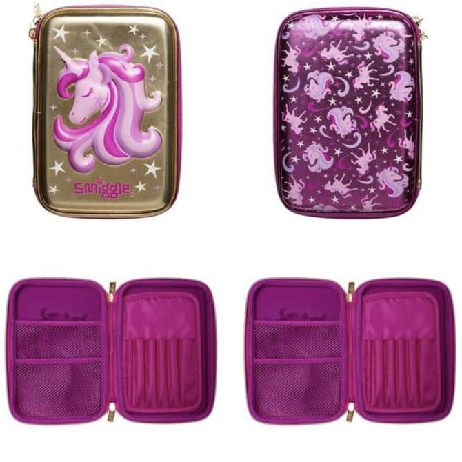 

SMIGGLE PENCIL CASE HARDTOP UNICORN GOLD SOCCERBALL GOLD ORIGINAL Kualitas Original