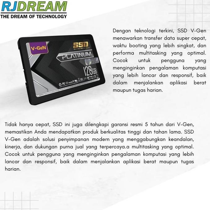 ready SSD ISI WINDOWS 7,8.1,10,11, OFFICE 128GB 256GB 512GB 1TB V-GeN SATA BARU