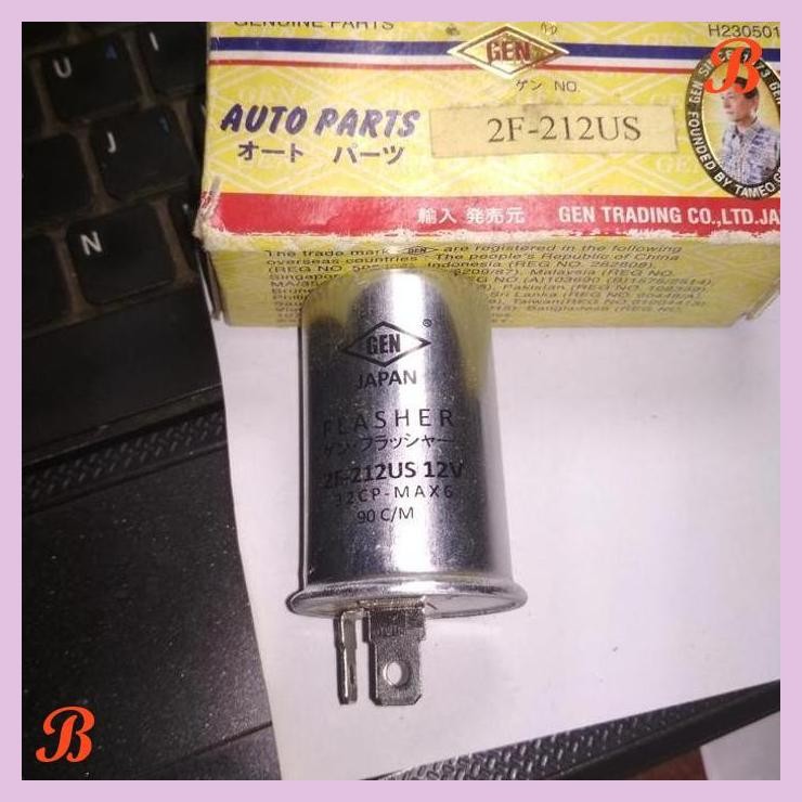 | JY | FLASHER FLASER SEN SEIN 12V KAKI 2 UNIVERSAL MERK GEN 2F-212US