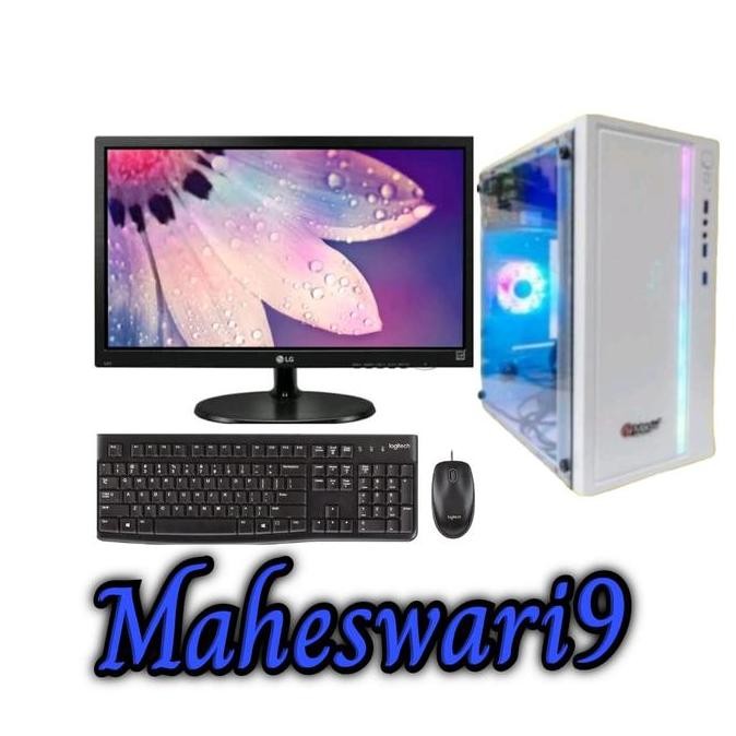 Pc Rakitan Intel Core I7 4790 Gen 4 Full Set New Stok