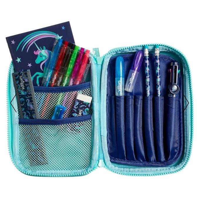 

Ori Smiggle Unicorn Hardtop Pencil Case Kit & Stationery Gift Pack Kualitas Original