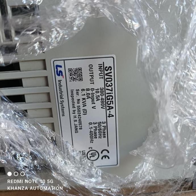 Inverter Ls Ig5A 4Kw/5Hp 380V Sv040Ig5A-4 Second Normal New Stok