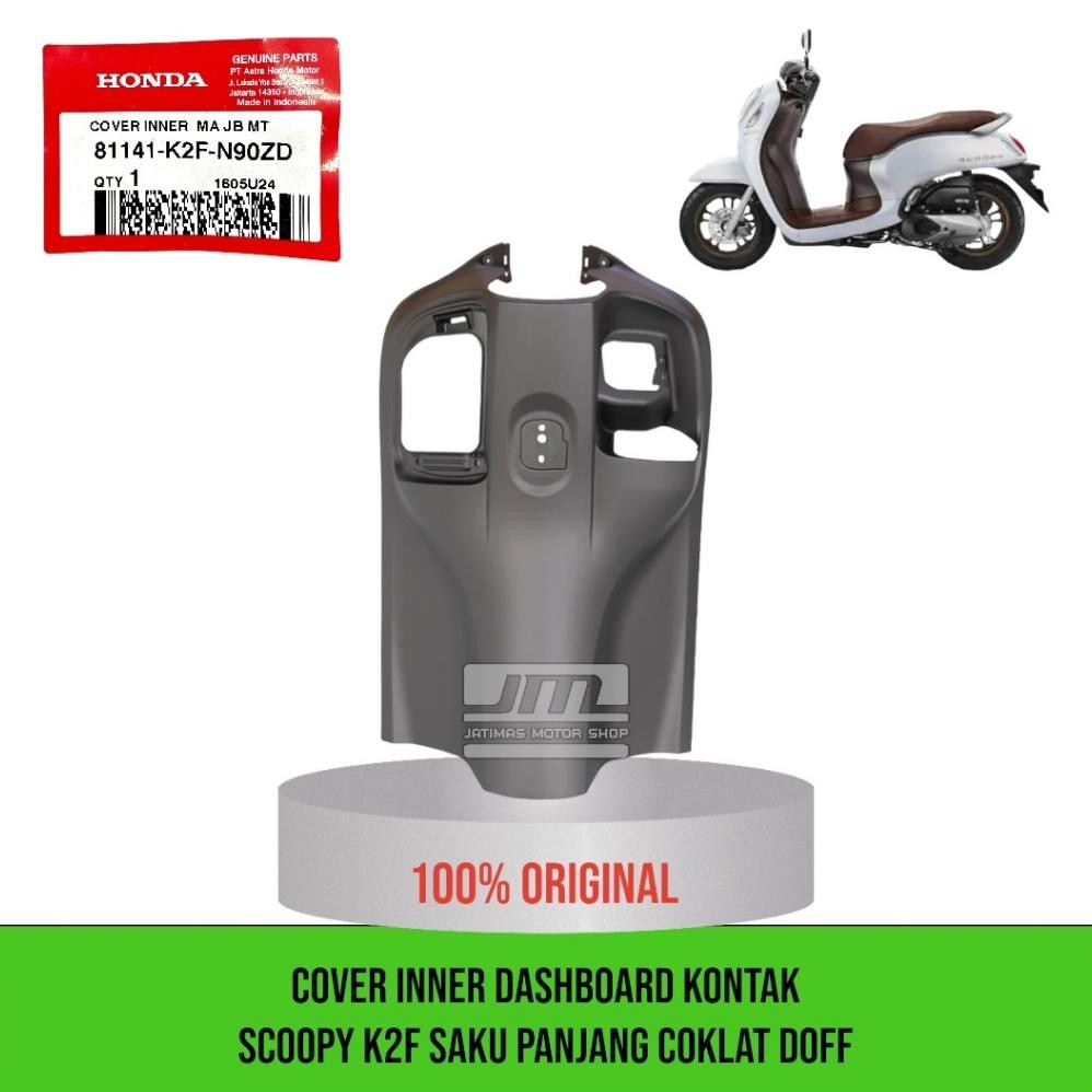 Cover inner dek dashboard scoopy K2F coklat 81141-K2F-N90ZD