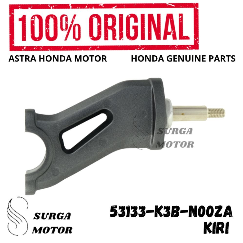Holder Handle Under Dudukan Raiser Stir Stang Kiri Bah CB150X Orinal Honda AHM 53133-K3B-N00ZA Hendl